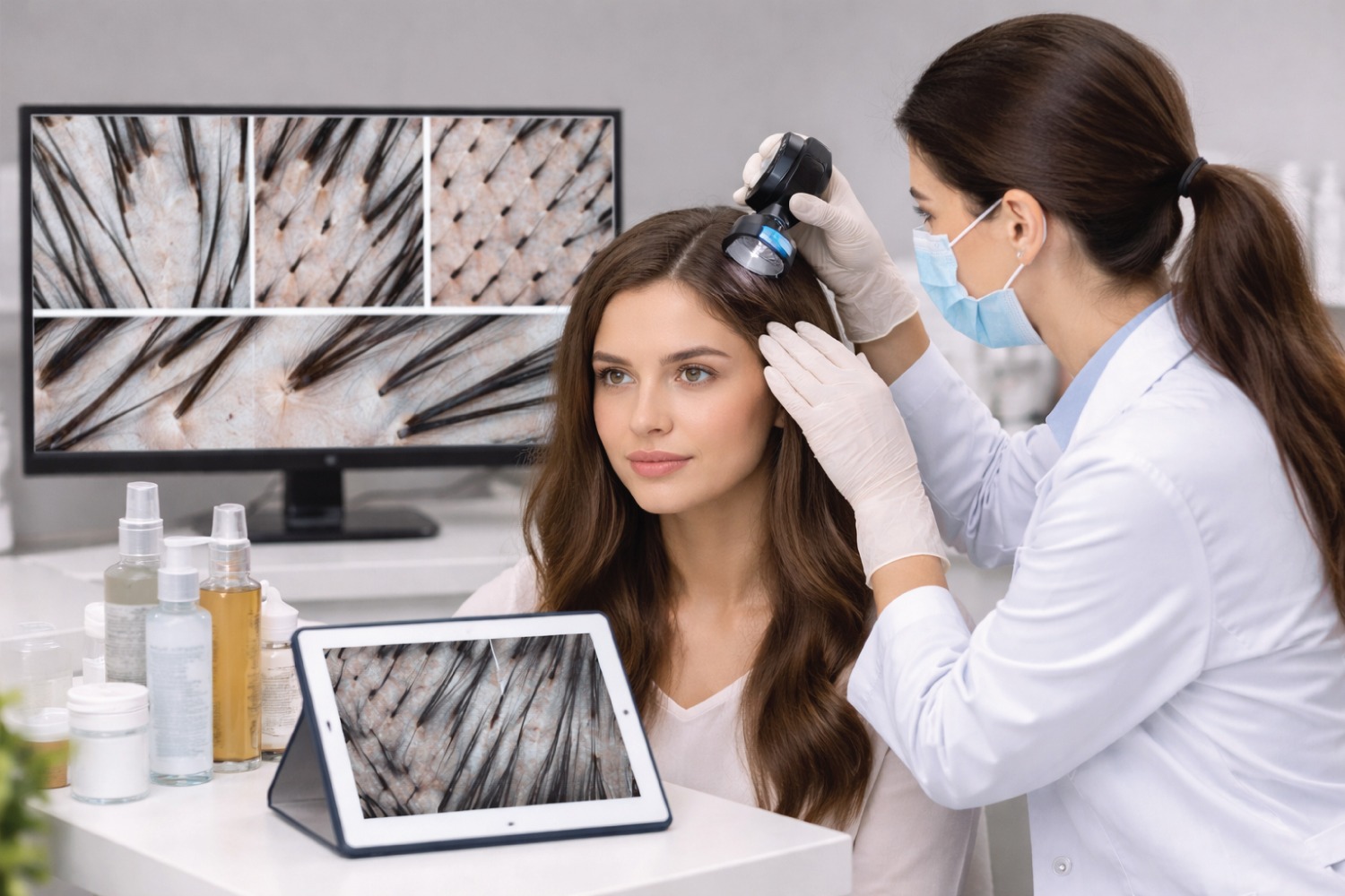 Hair loss assessment by Dr. Haitham Al-Gzlan