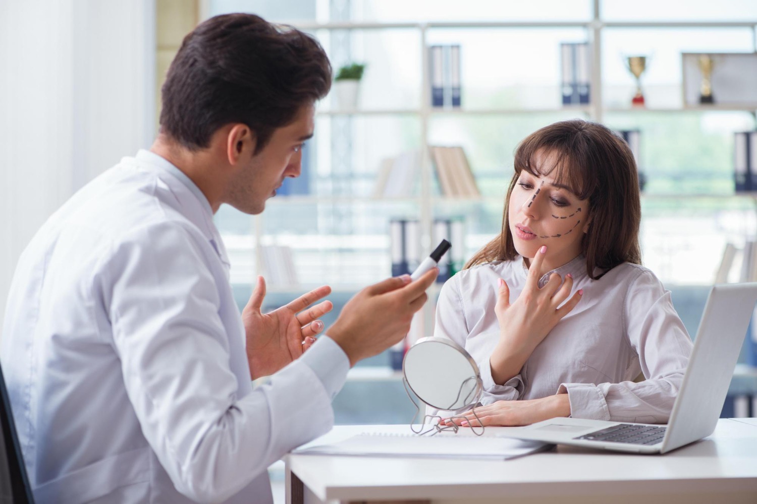 Dermatology consultation with Dr. Haitham at Reveal Clinics Riyadh