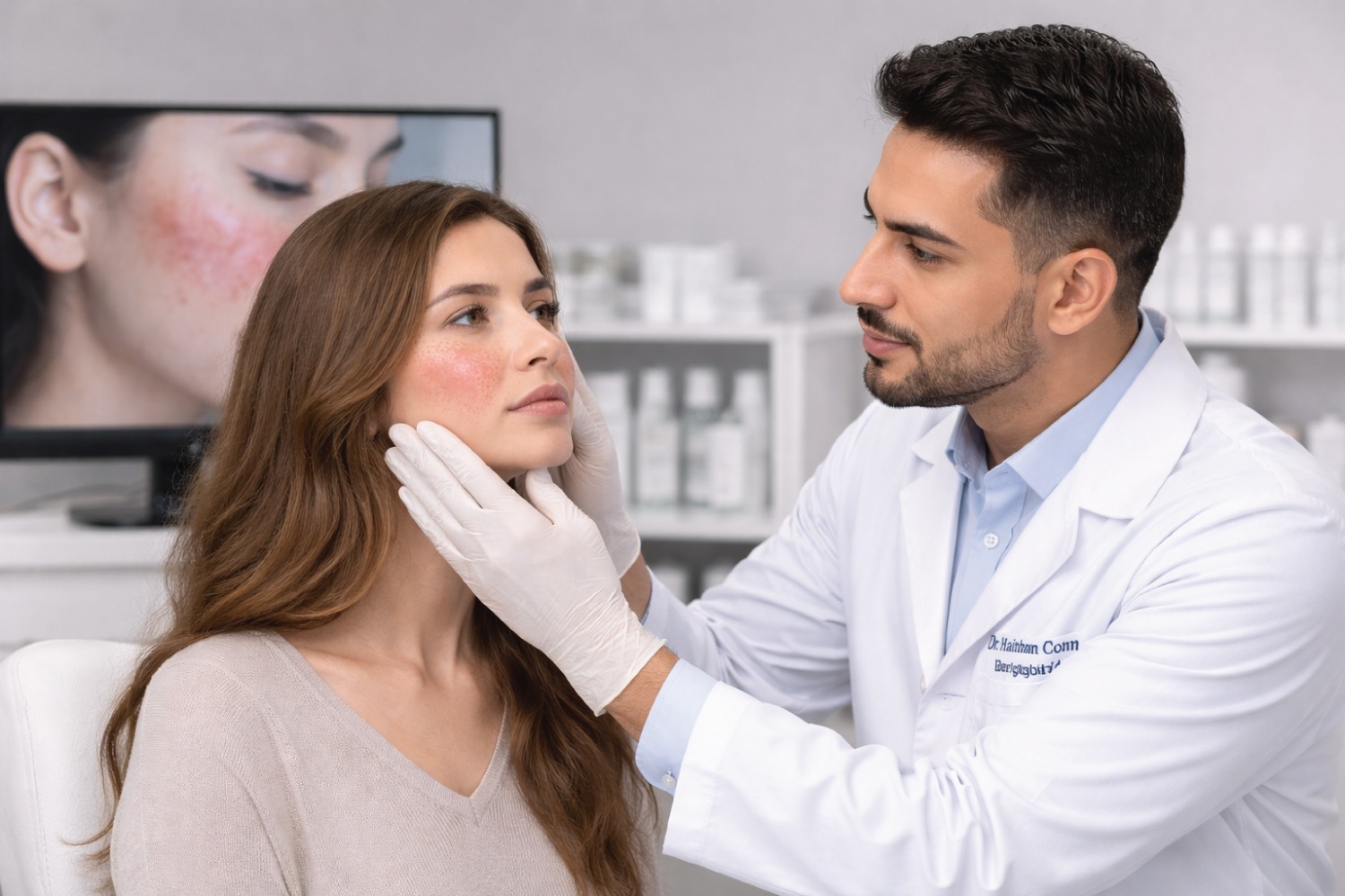 Rosacea & Facial Redness Treatment in Riyadh - by Haitham Rosacea consultation with Dr. Haitham Al-Gzlan in Riyadh