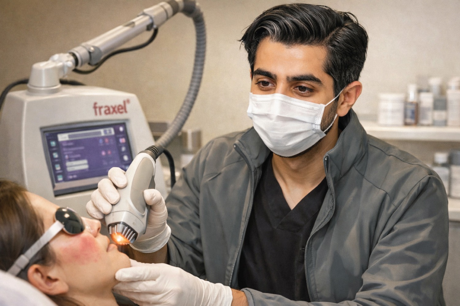 Fraxel laser consultation with Dr. Haitham Al-Gzlan in Riyadh