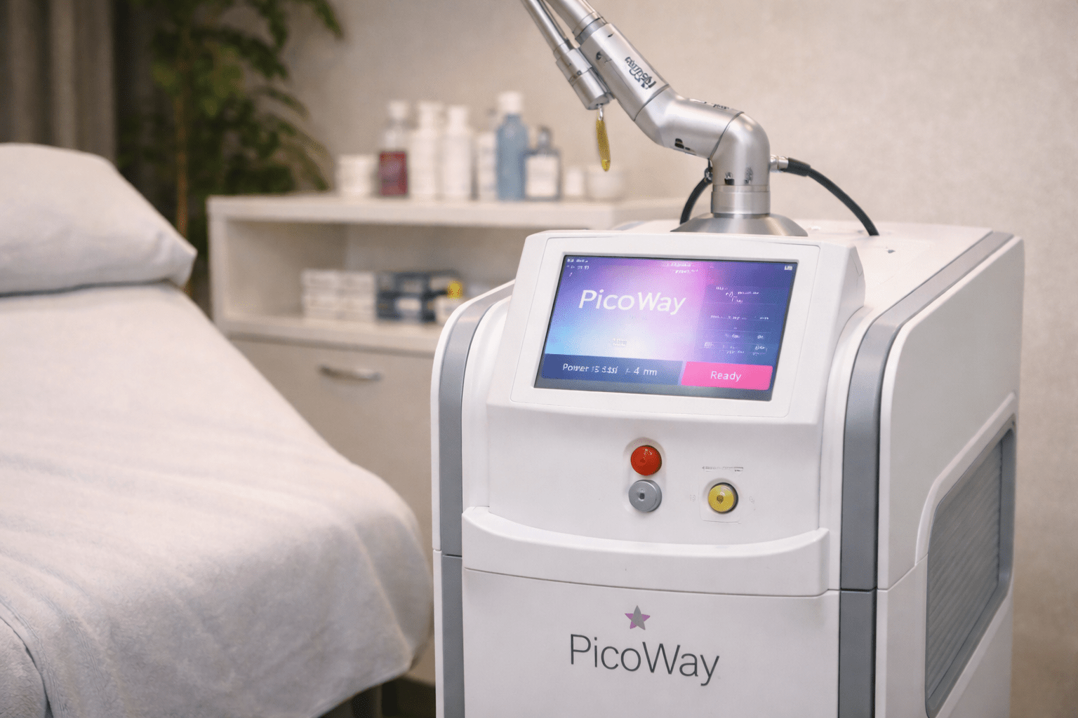 PicoWay laser device used for skin treatment in Riyadh