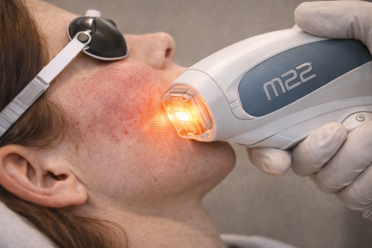 M22 IPL treatment for pigmentation and redness in Riyadh