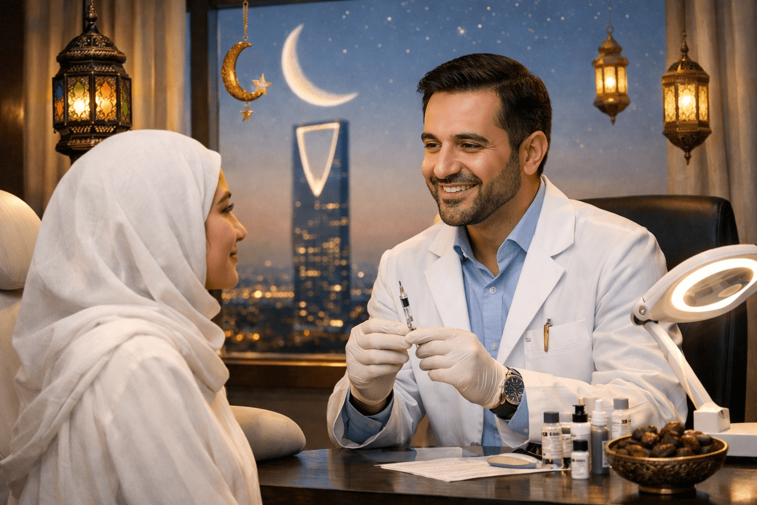 Injectable treatment consultation during Ramadan in Riyadh