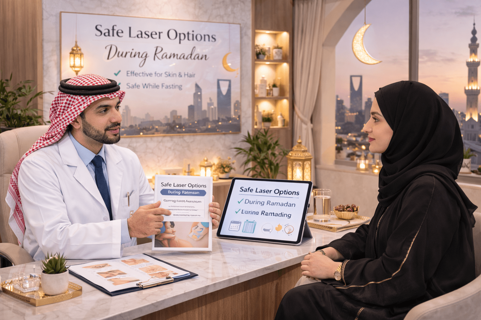 Laser treatment planning during Ramadan in Riyadh