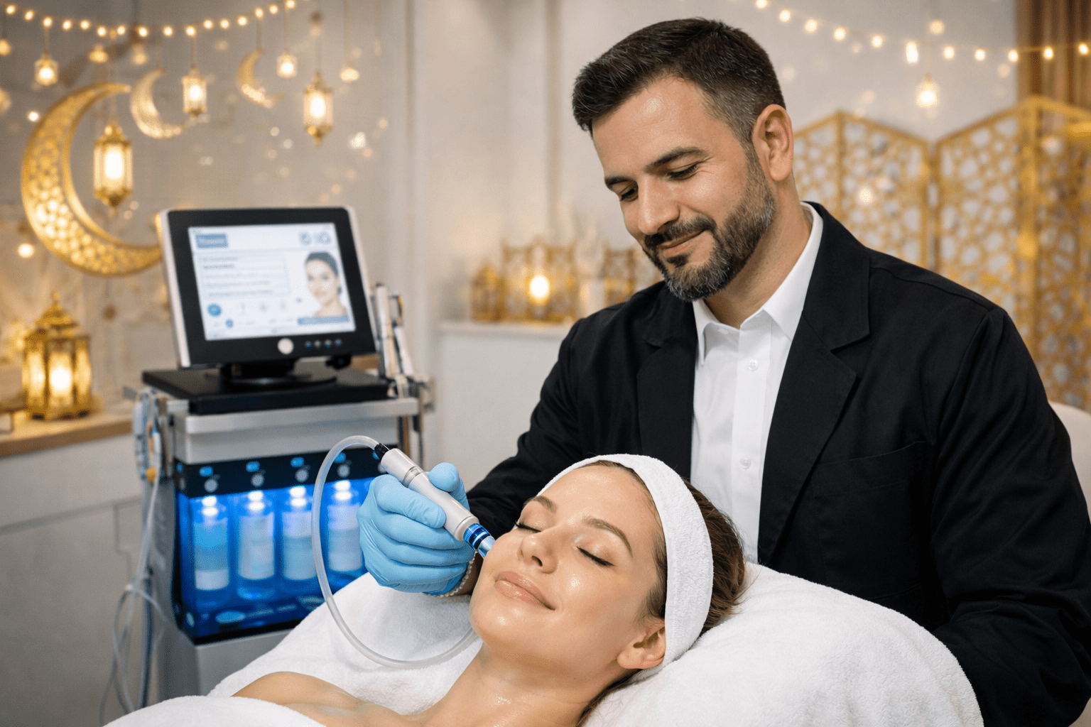 HydraFacial treatment for Eid glow in Riyadh