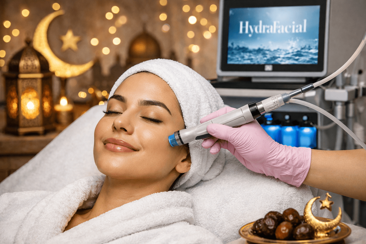 Instant Eid Glow Treatment - by Haitham hydrafacial eid glow riyadh