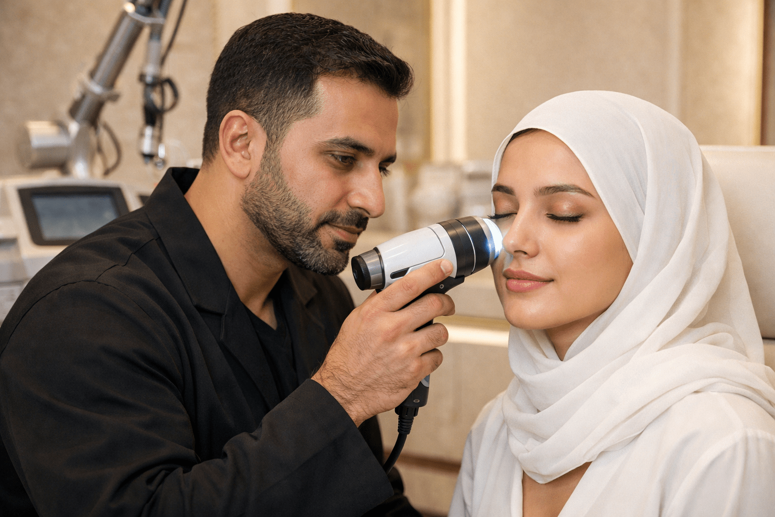 laser skin treatment consultation after Eid in Riyadh