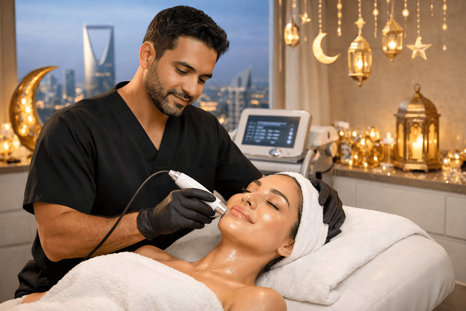 last minute facial treatment before Eid in Riyadh