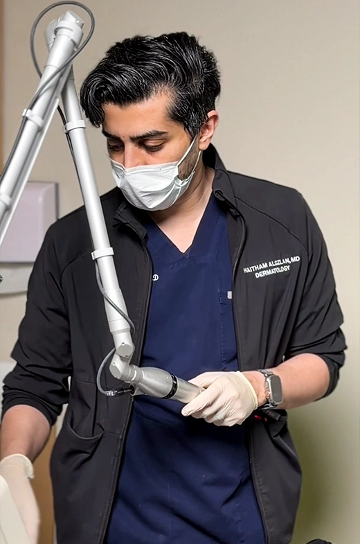 Advanced acne and acne scar treatments by Dr. Haitham Al-Gzlan in Riyadh