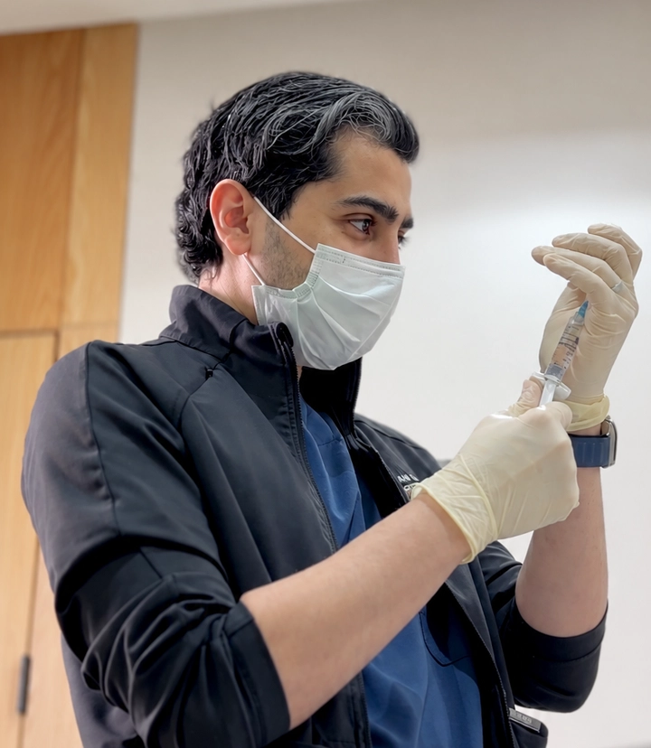 Radiesse filler treatment for facial volume and collagen support